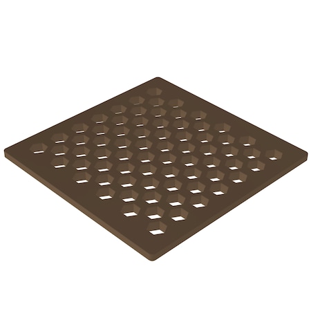 Newport Brass 4" Square Shower Drain in Oil Rubbed Bronze 233-407-10B